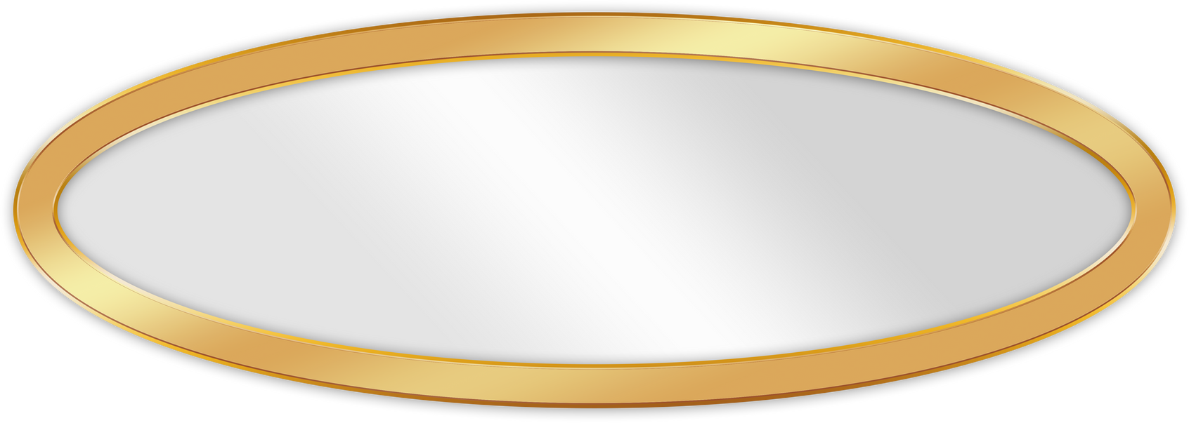 Silver Button with Gold Frame.